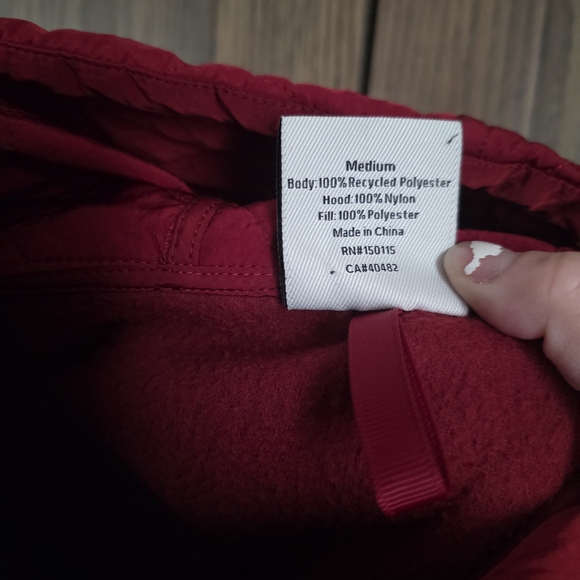 Varley Quilted Fleece Jacket in Raspberry - Picture 5 of 5